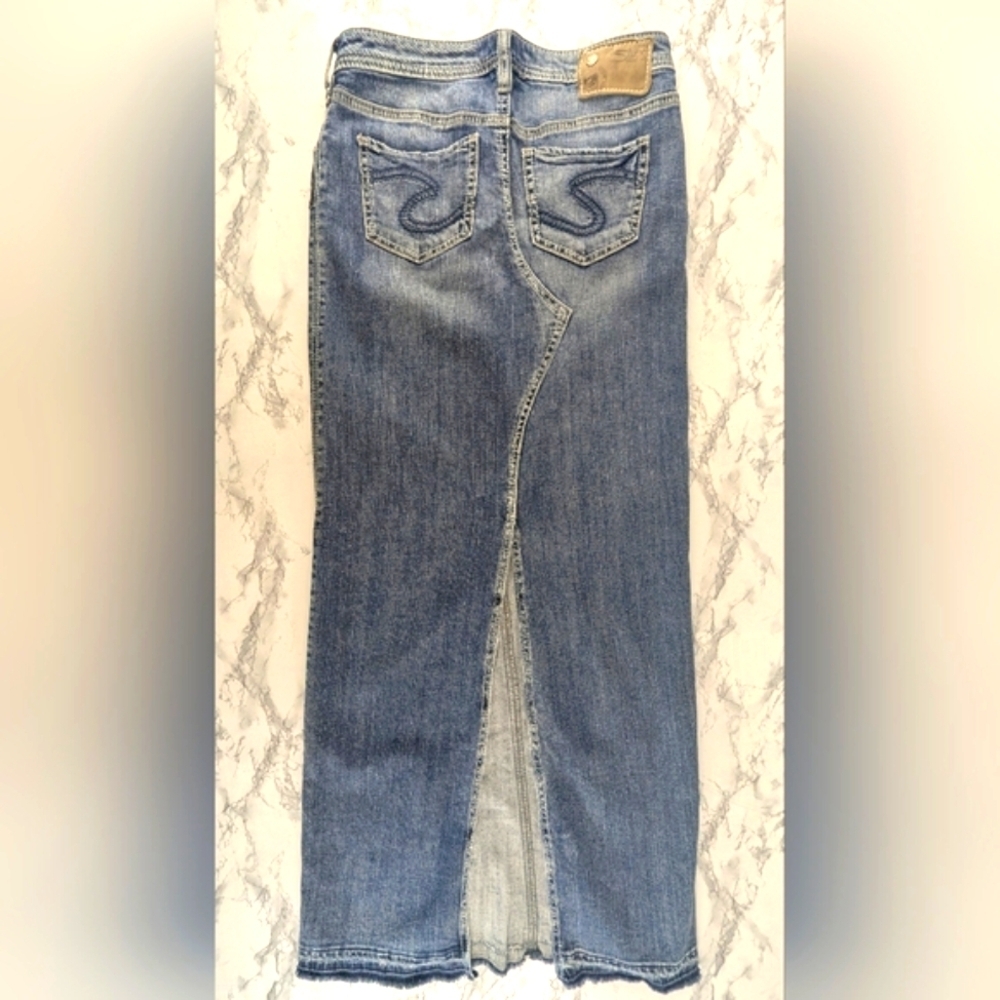Silver Jeans Skirt Size 25 Maxi
